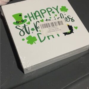 St. Patrick's Day Party Napkins - Green and Black